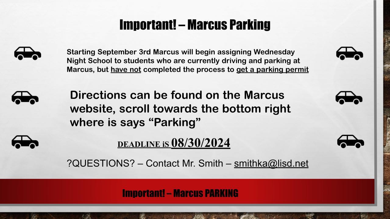 Parking